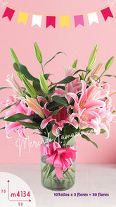 ¡Encanto Puro 10 Tallos de Flores Acapulco!